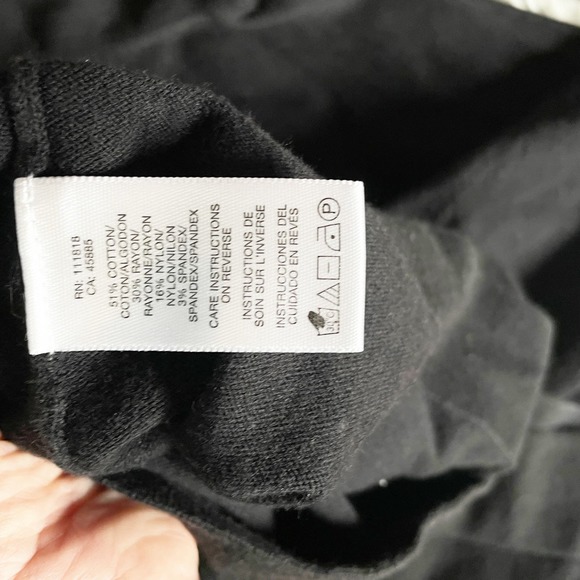 Michael Kors Black 1/4 Zip Sweater Dress Pockets S - Picture 9 of 9